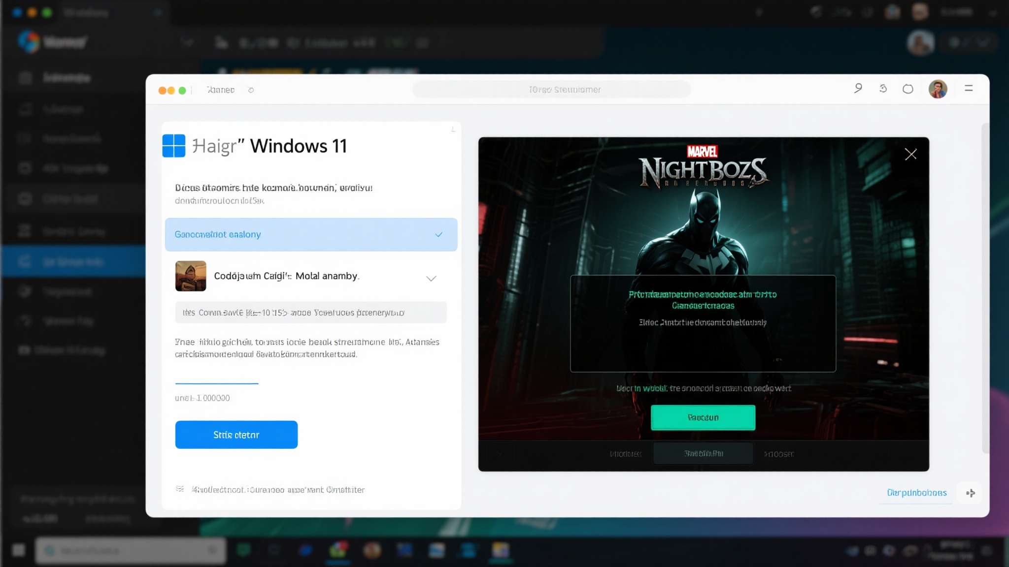 某玩家在升级至Windows 11后发现《漫威暗夜之子》完全无法启动，报错代码指