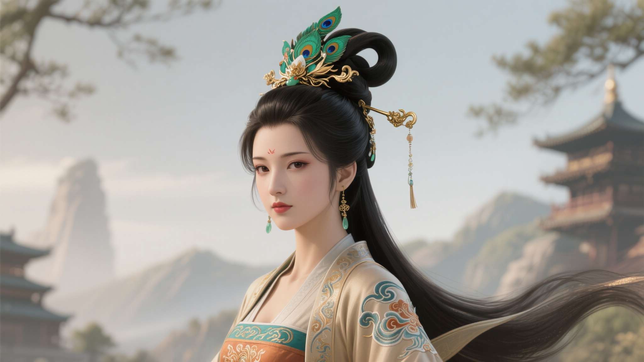 《代号三国：龙起》的美术团队显然做了大量的历史考证工作。角色发型参考了东汉末年的